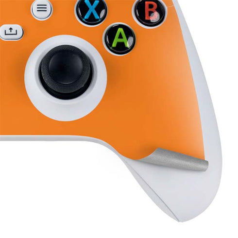 Orange Solid Xbox Series S Controller Skin